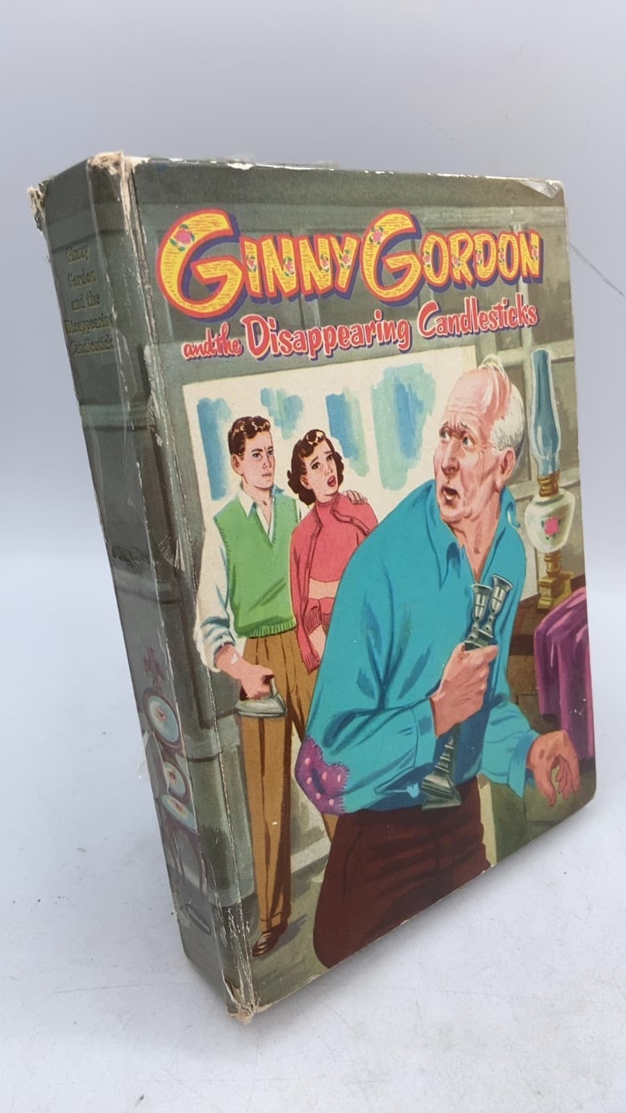 Ginny Gordon and the Disappearing Candlesticks by Julie Campbell - front cover