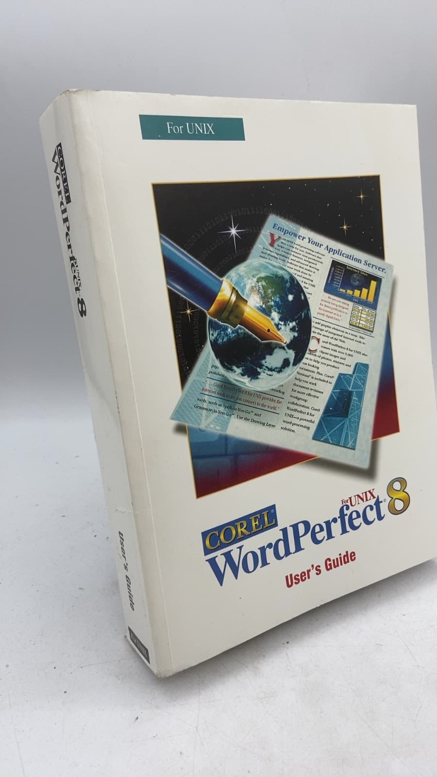 Corel WordPerfect 8 for UNIX User's Guide - front cover