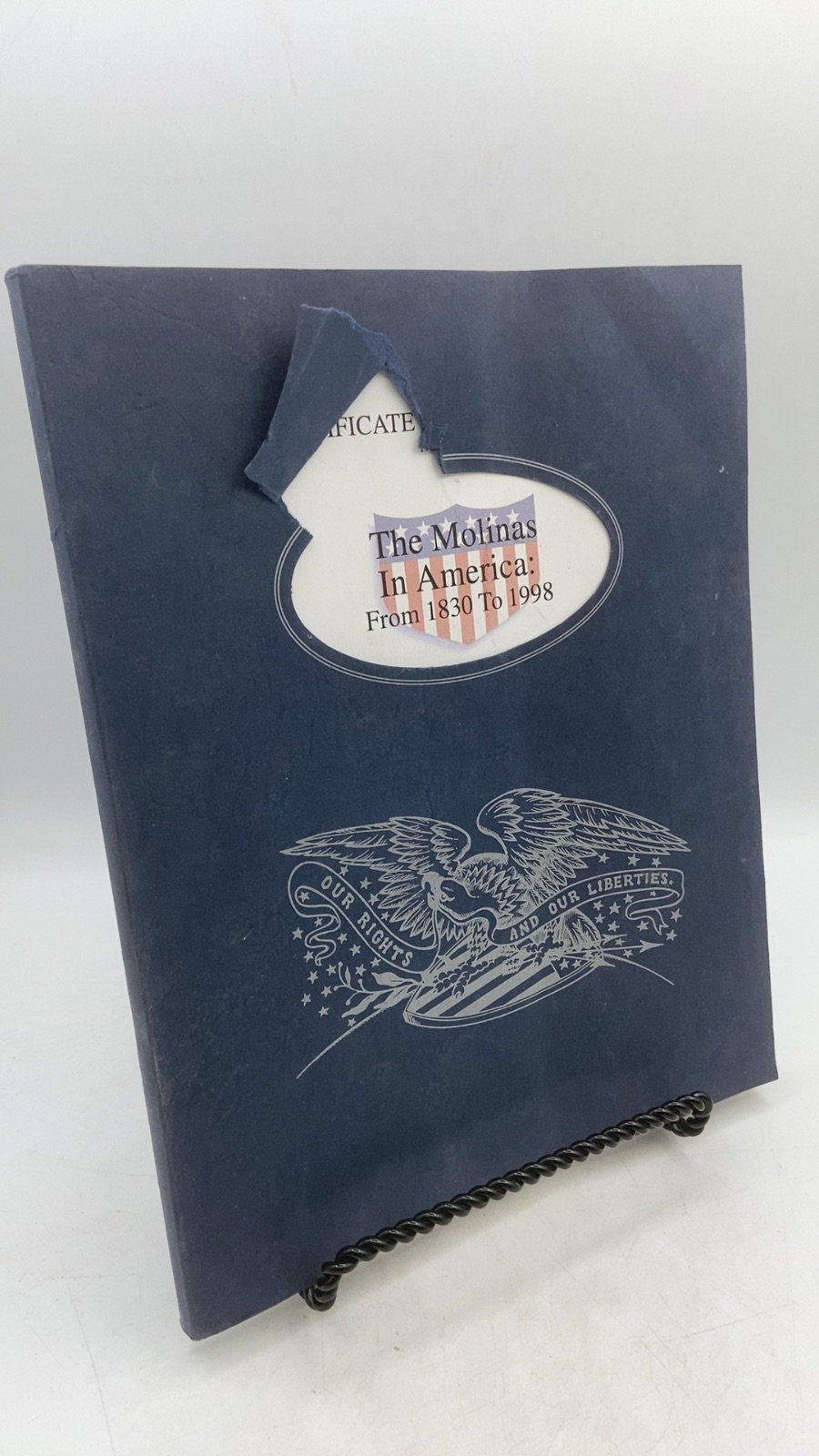 The Molinas In America: From 1830 To 1998 - front cover
