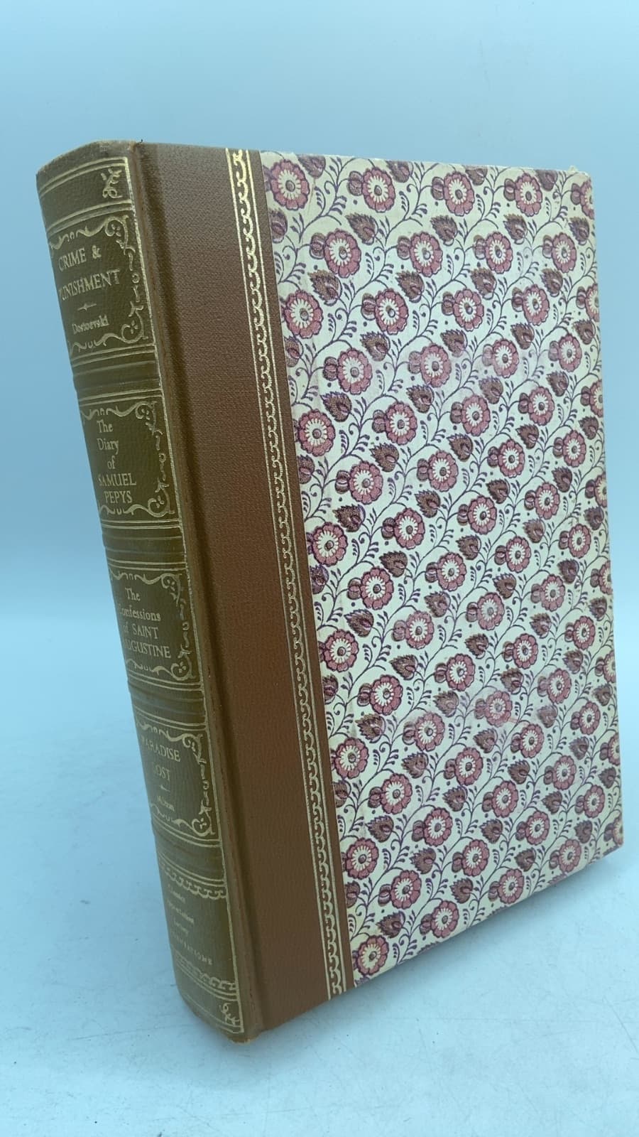 Crime and Punishment / The Diary of Samuel Pepys / The Confessions of Saint Augustine / Paradise Lost by Fyodor Dostoevski, Samuel Pepys, Saint Augustine, John Milton, Honoré de Balzac - front cover