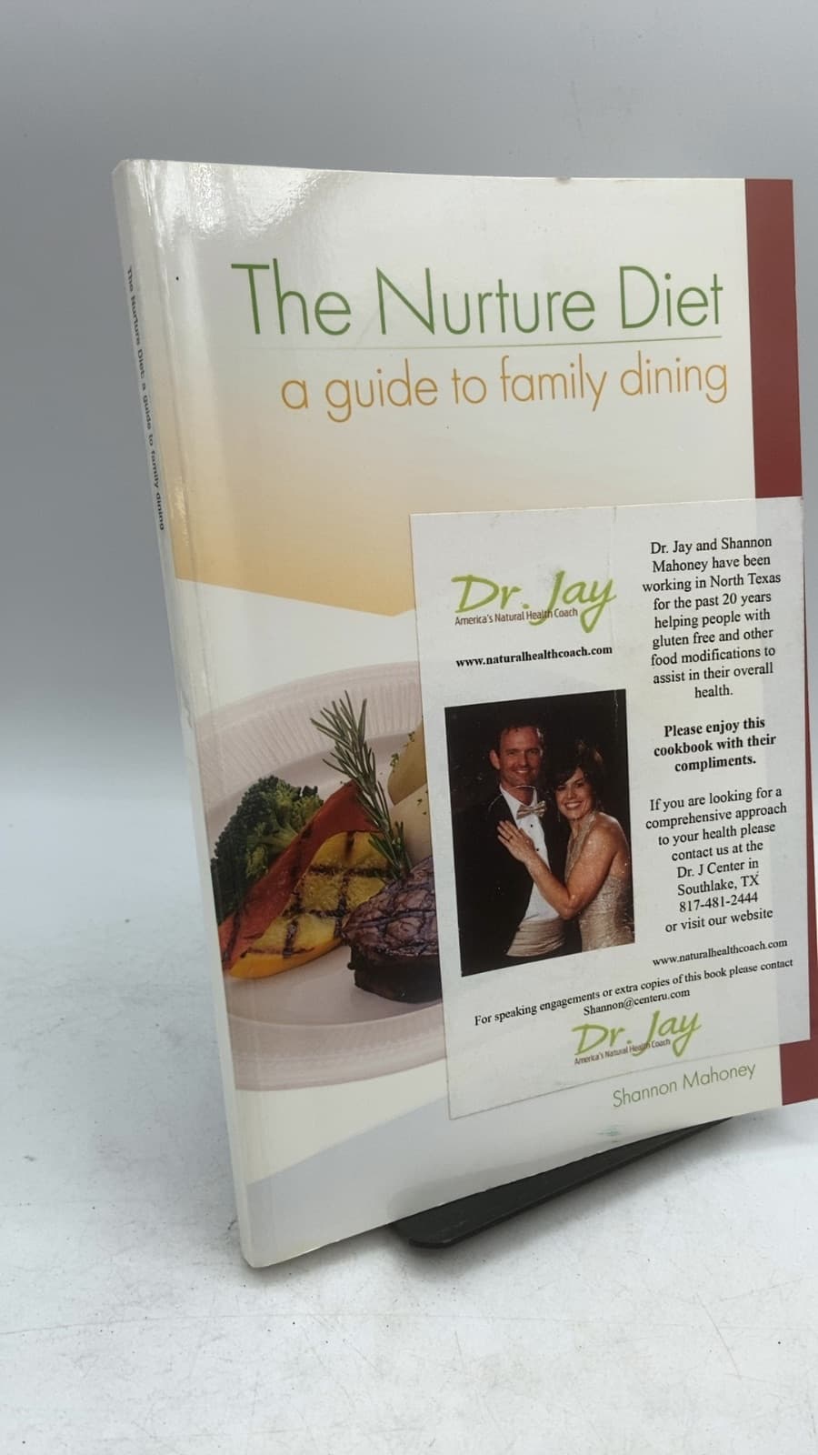 The Nurture Diet: a guide to family dining by Shannon Mahoney - front cover