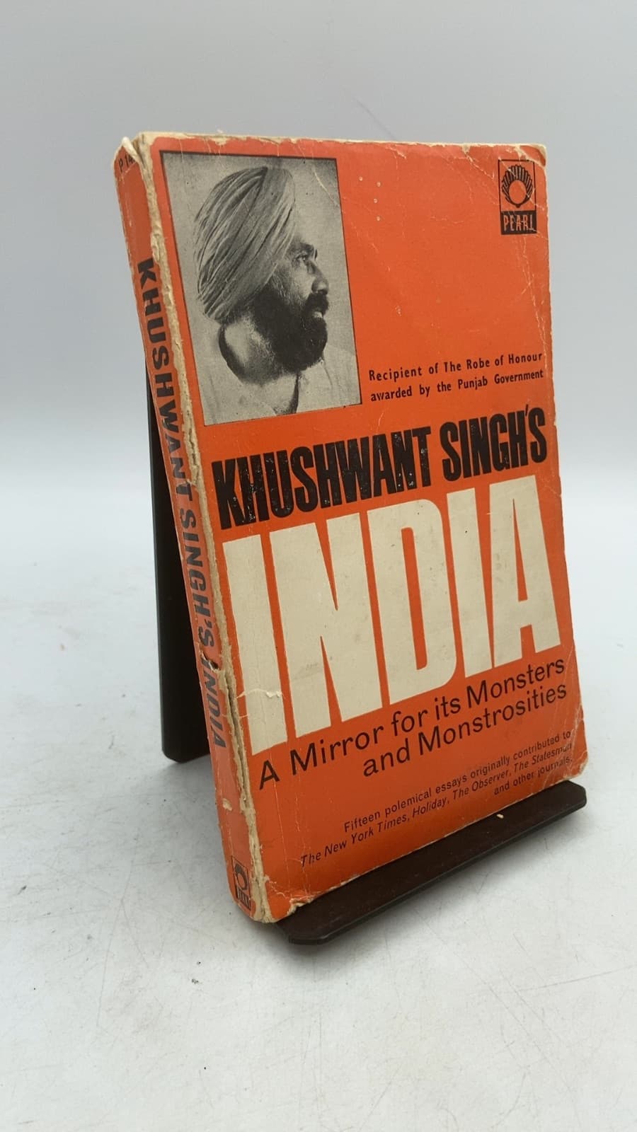 Khushwant Singh's India: A Mirror for its Monsters and Monstrosities by Edited by Rahul Singh - front cover