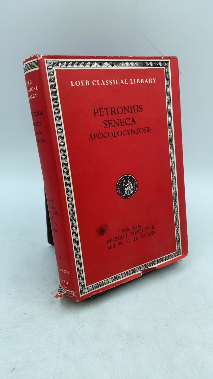 Petronius Seneca Apocolocyntosis by Michael Heseltine, W. H. D. Rouse - front cover