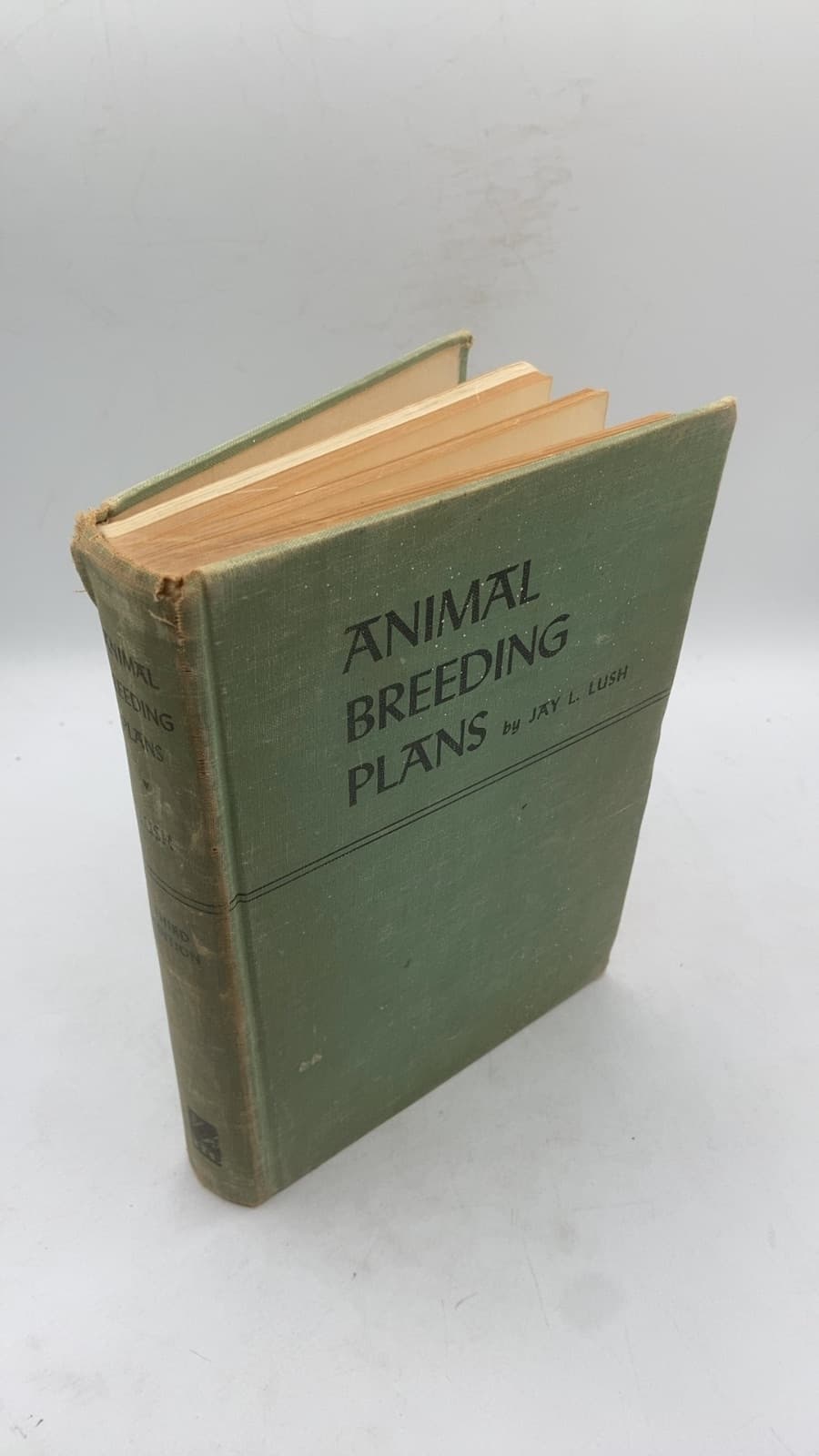 Animal Breeding Plans by JAY L. Lush - front cover