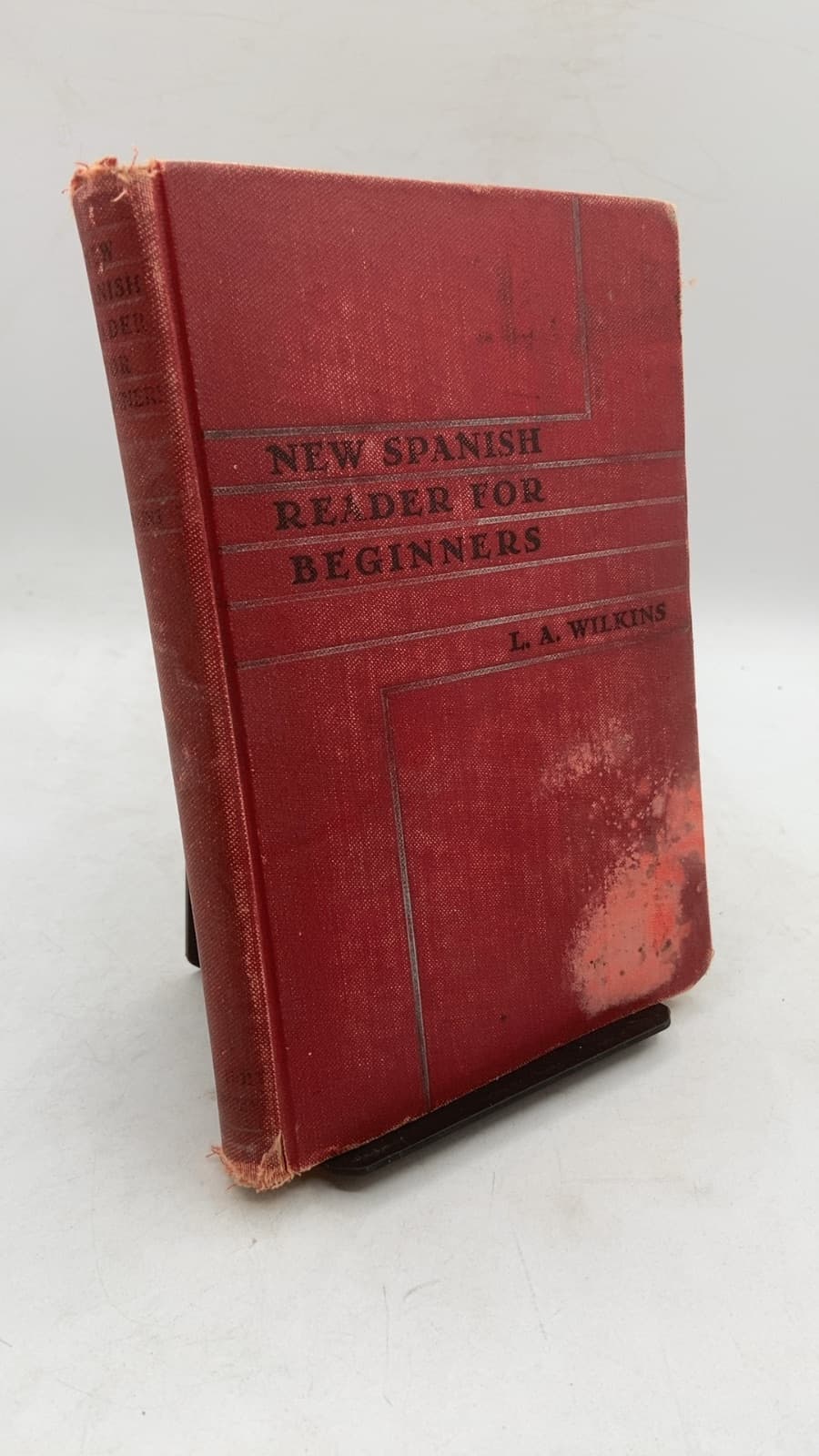 New Spanish Reader for Beginners by Lawrence A. Wilkins - front cover