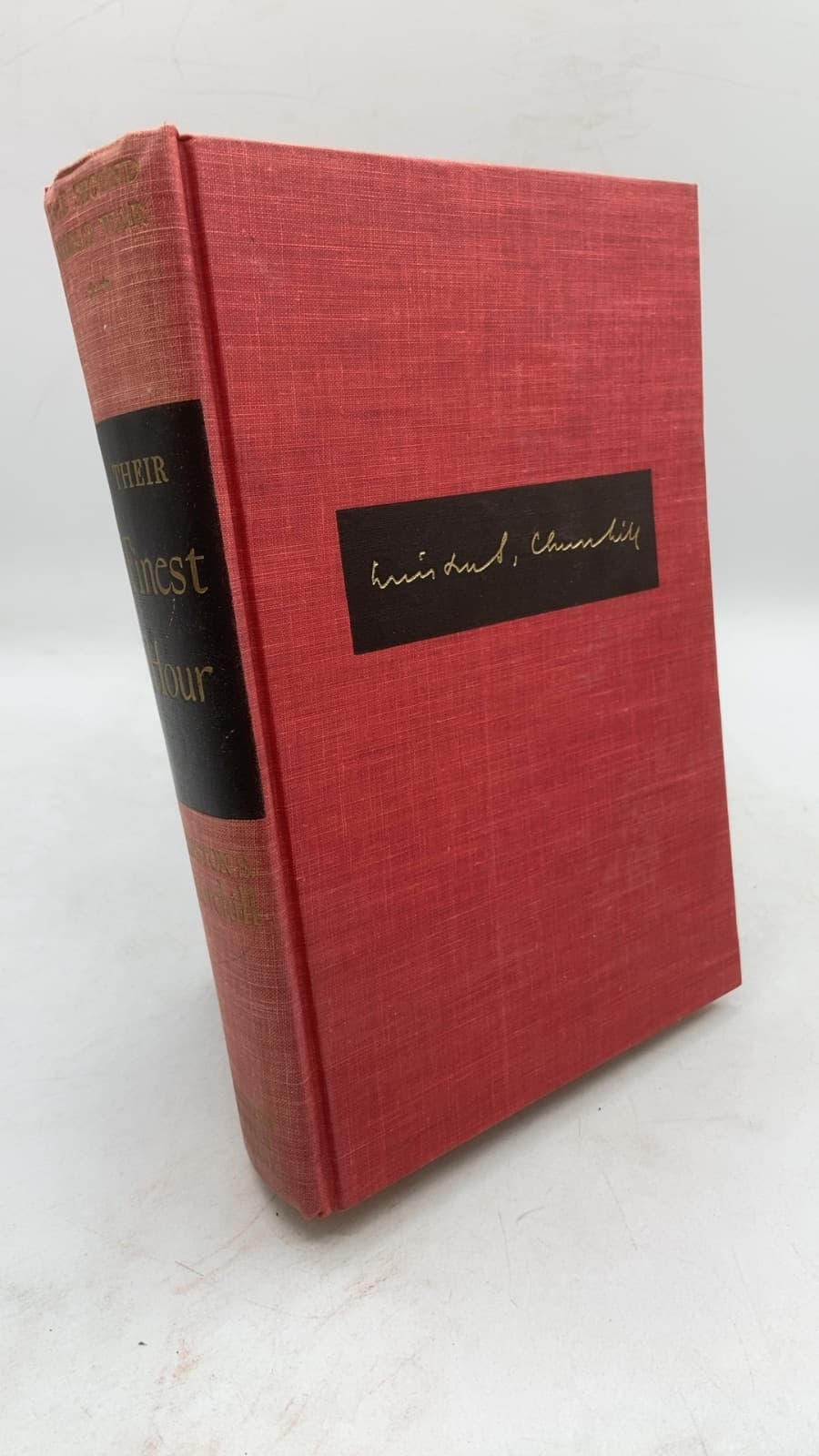 Their Finest Hour by Winston S. Churchill - front cover