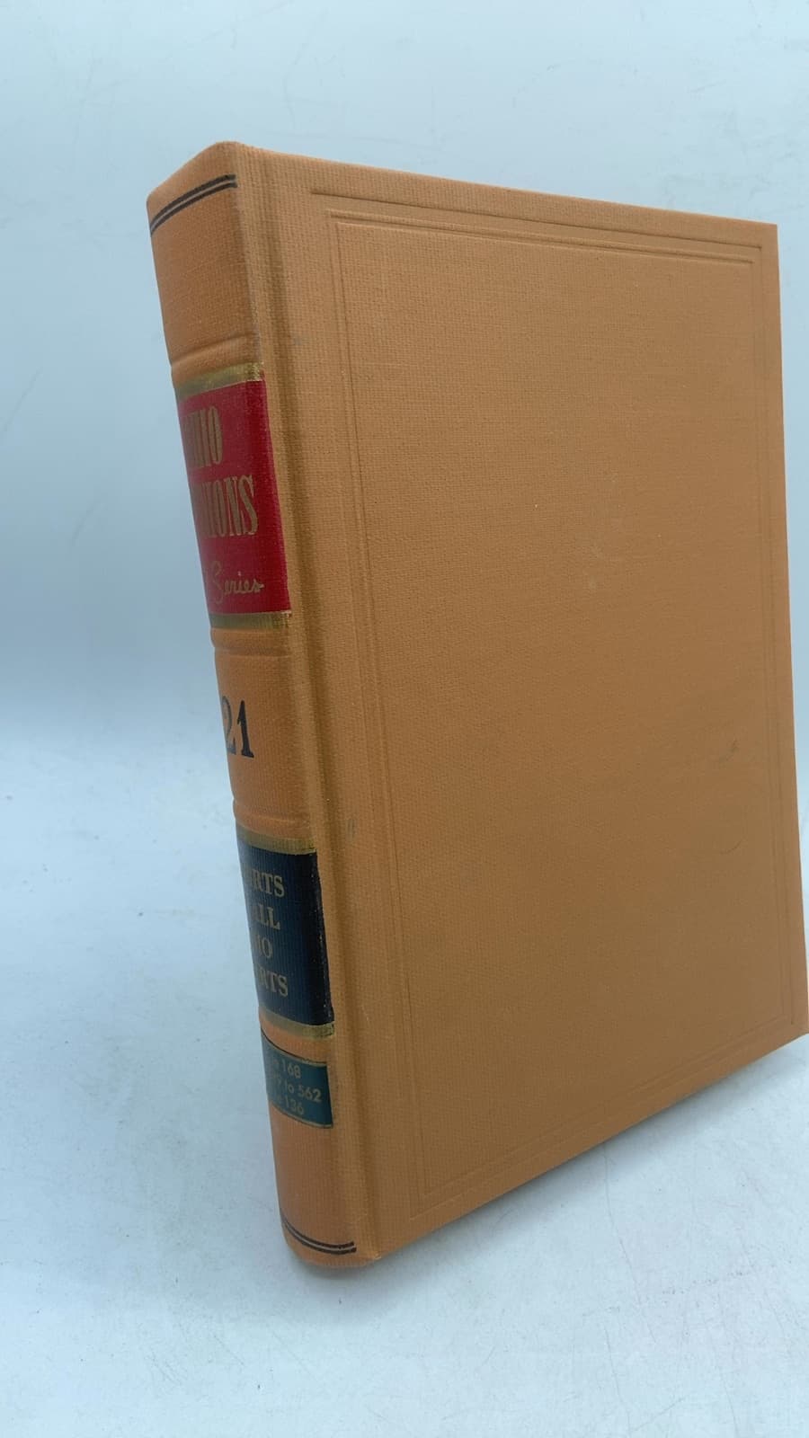Ohio Opinions Second Series: Reports of Cases Argued and Determined in All Ohio Courts, Volume 21 - front cover