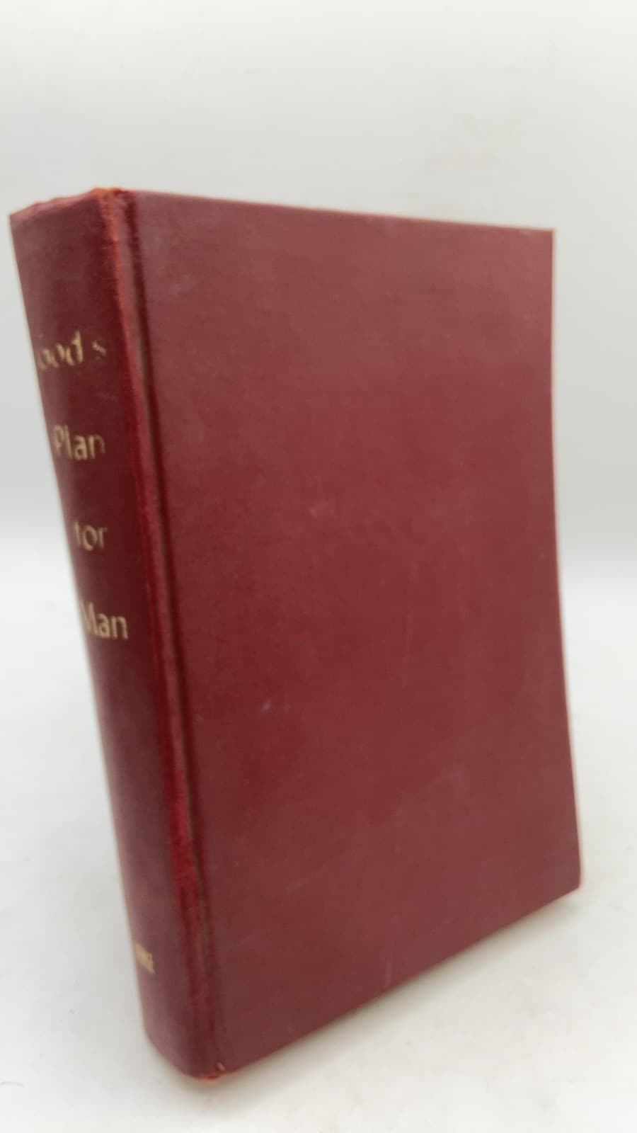 God's Plan for Man by Rev. Finis Jennings Dake - front cover