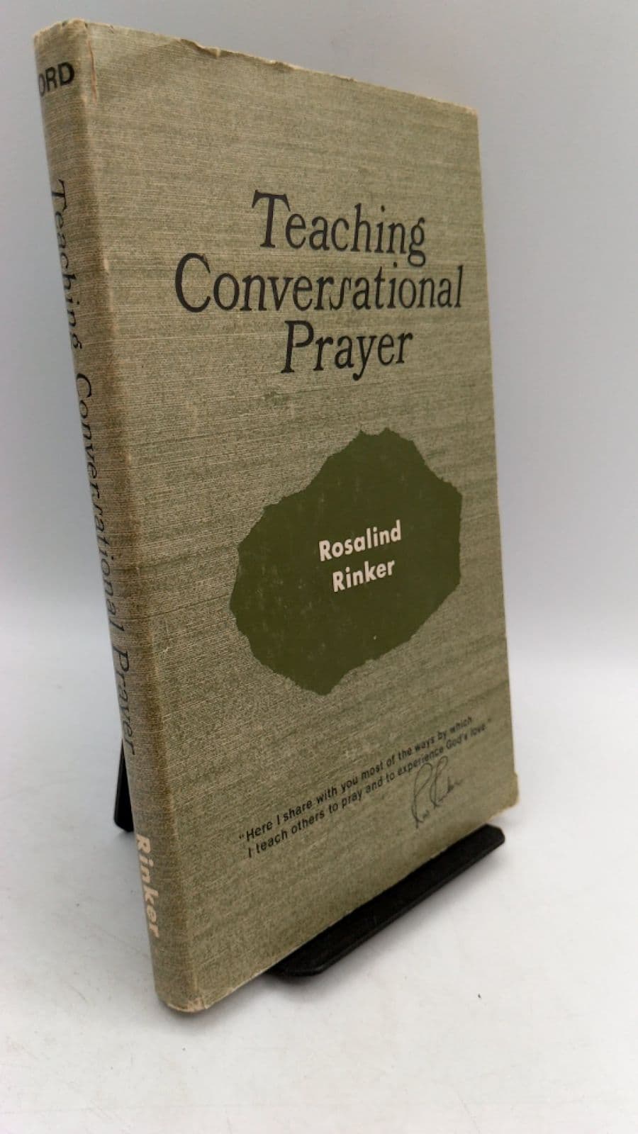 Teaching Conversational Prayer: A Handbook for Groups by Rosalind Rinker - front cover