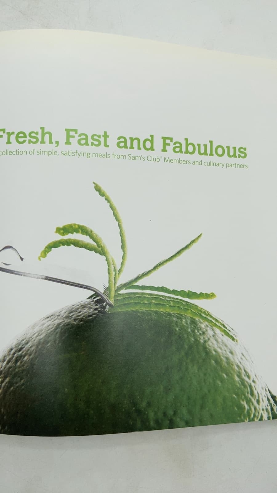 Fresh, Fast and Fabulous: A collection of simple, satisfying meals from Sam's Club Members and culinary partners by Mike Chapter, Elizabeth Nelson, Troy Black, Erin Quon, Kristen Butler - title page