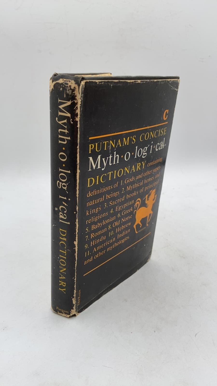 Putnam's Concise Mythological Dictionary by Joseph Kaster - front cover