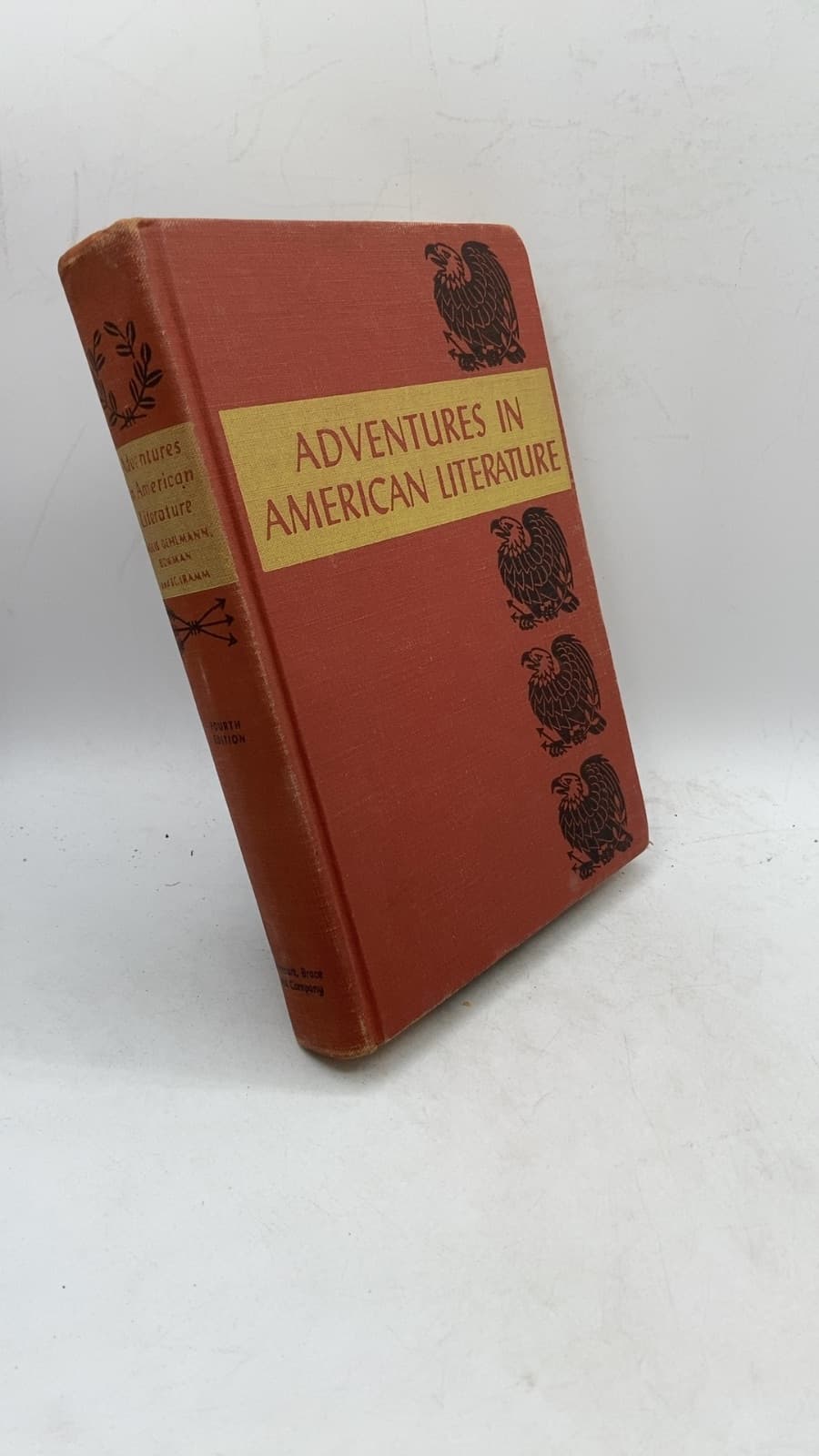 Adventures in American Literature by Rewey Belle Inglis, Mary Rives Bowman, John Gehlmann, Wilbur Schramm - front cover