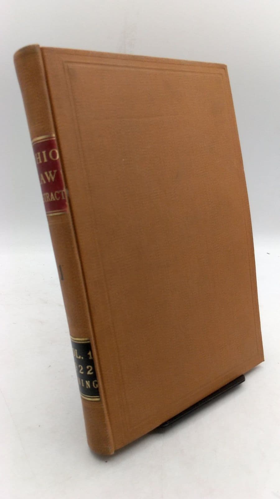 The Ohio Law Abstract, Volume 1 by W. J. Tossell, Editor - front cover