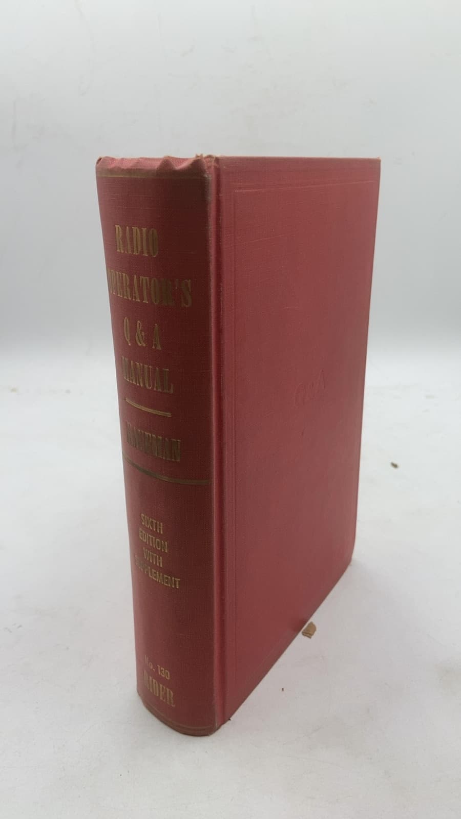 Radio Operator's License Q & A Manual by Milton Kaufman - front cover
