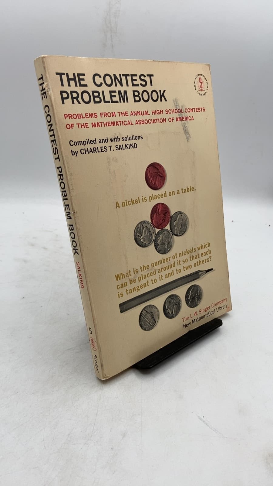 THE Contest Problem Book by Charles T. Salkind - front cover