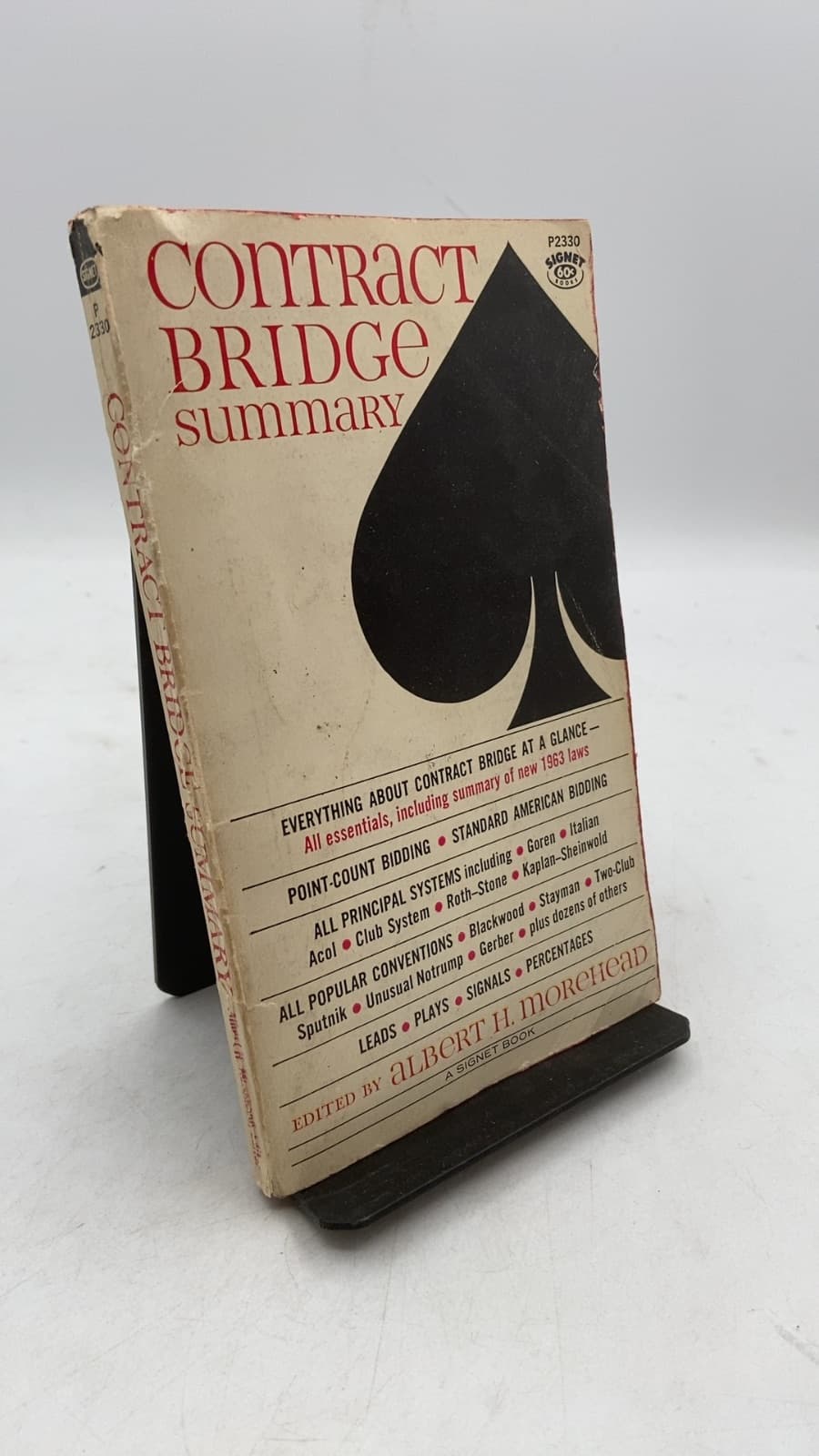 Contract Bridge Summary by Albert H. Morehead - front cover