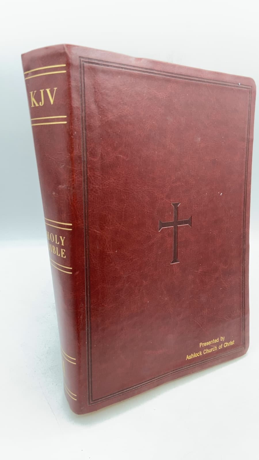 The Holy Bible: Authorized King James Version Words of Christ in red - front cover
