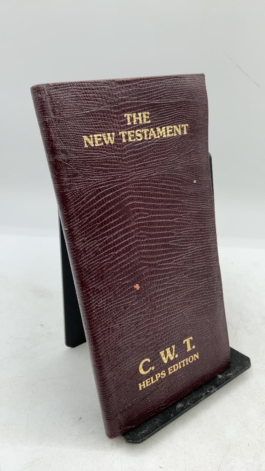 The New Testament of Our Lord and Saviour Jesus Christ: The Original King James Version, Genuine Bonded Leather - front cover