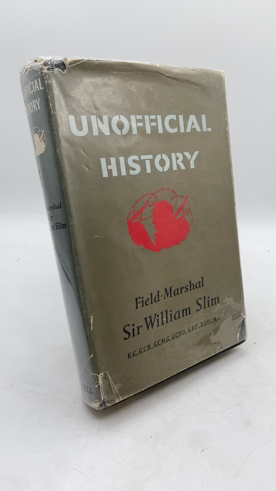 Unofficial History by Field-Marshal Sir William Slim - front cover