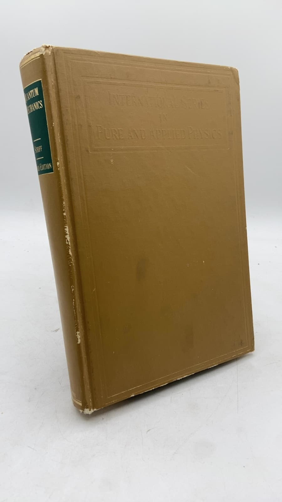 Quantum Mechanics by Leonard I. Schiff - front cover