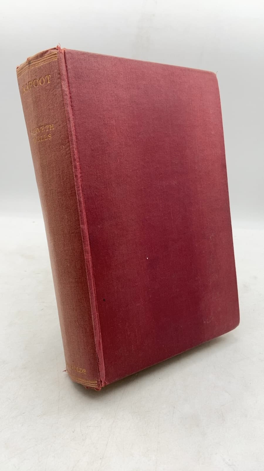 Kapoot: The Narrative of a Journey from Leningrad to Mount Ararat in Search of Noah's Ark by Carveth Wells - front cover