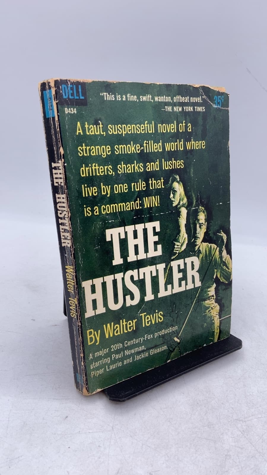 THE Hustler by Walter Tevis - front cover