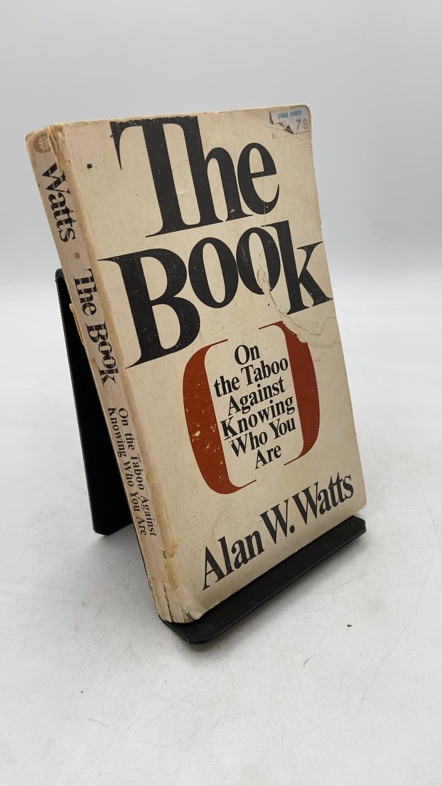 The Book: On the Taboo Against Knowing Who You Are by Alan Watts - front cover
