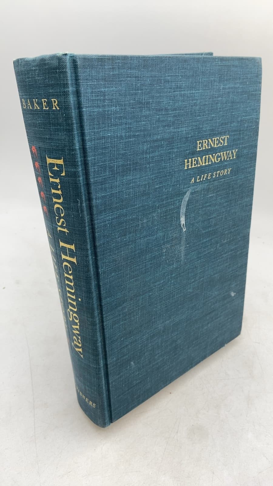 Ernest Hemingway: A Life Story by Carlos Baker - front cover