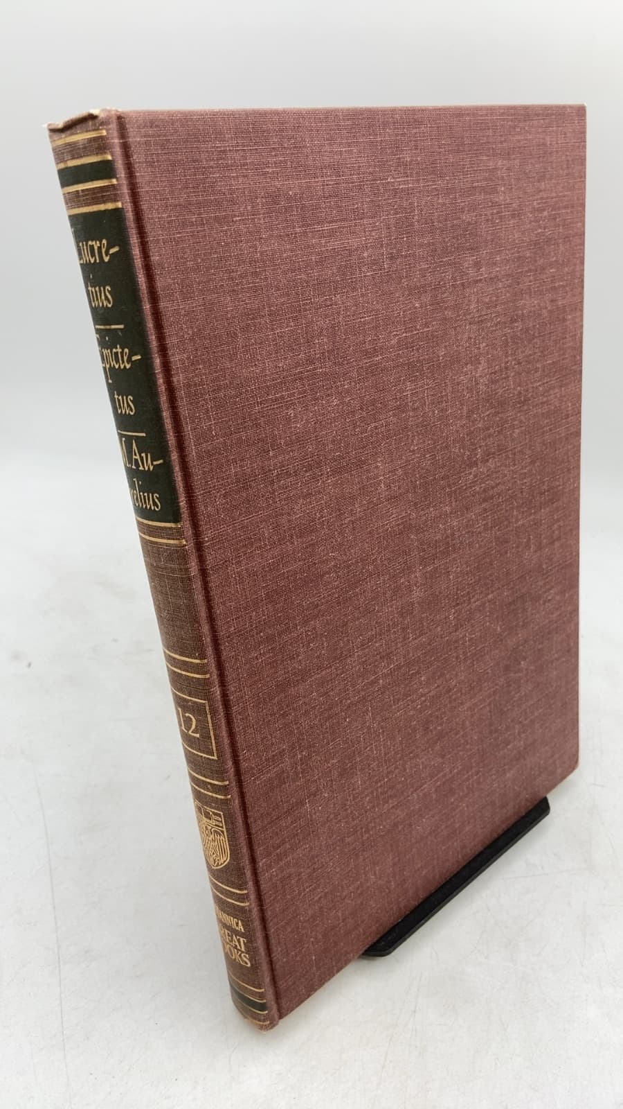 Lucretius: On the Nature of Things / The Discourses of Epictetus / The Meditations of Marcus Aurelius by Lucretius, Epictetus, Marcus Aurelius - front cover