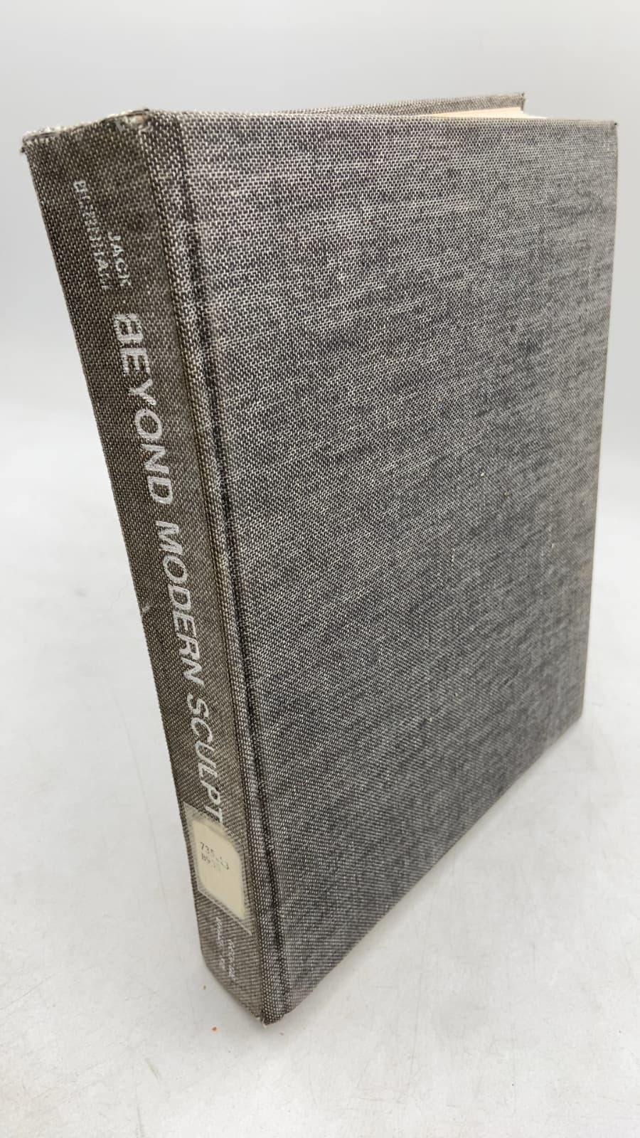 Beyond Modern Sculpture: The Effects of Science and Technology on the Sculpture of This Century by Jack Burnham - front cover