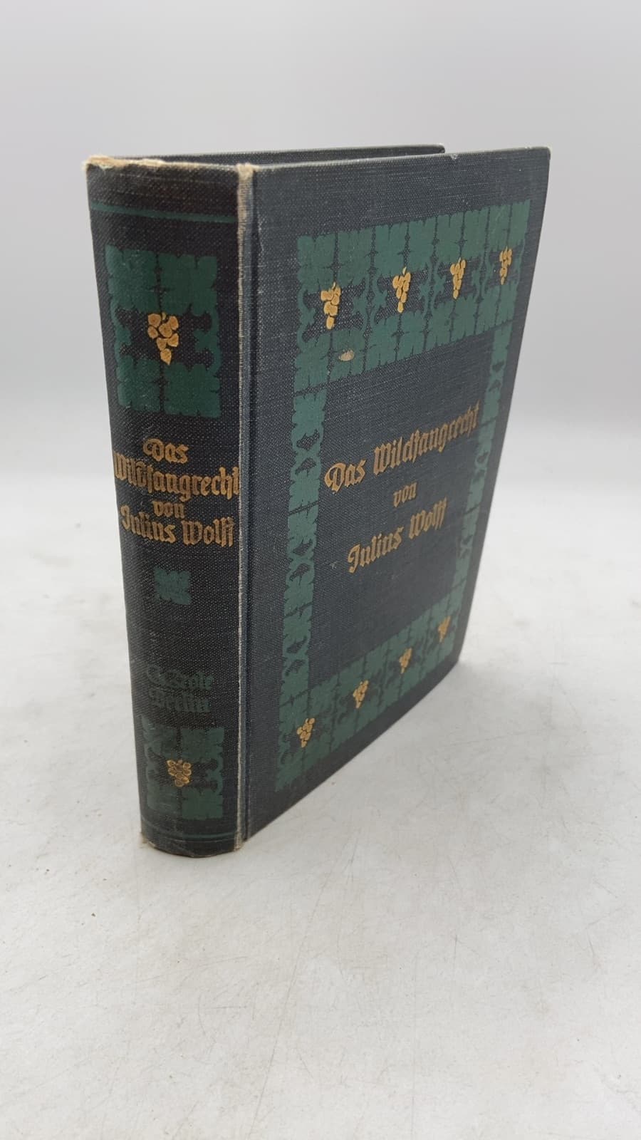 Das Wildfangrecht by Julius Wolff - front cover