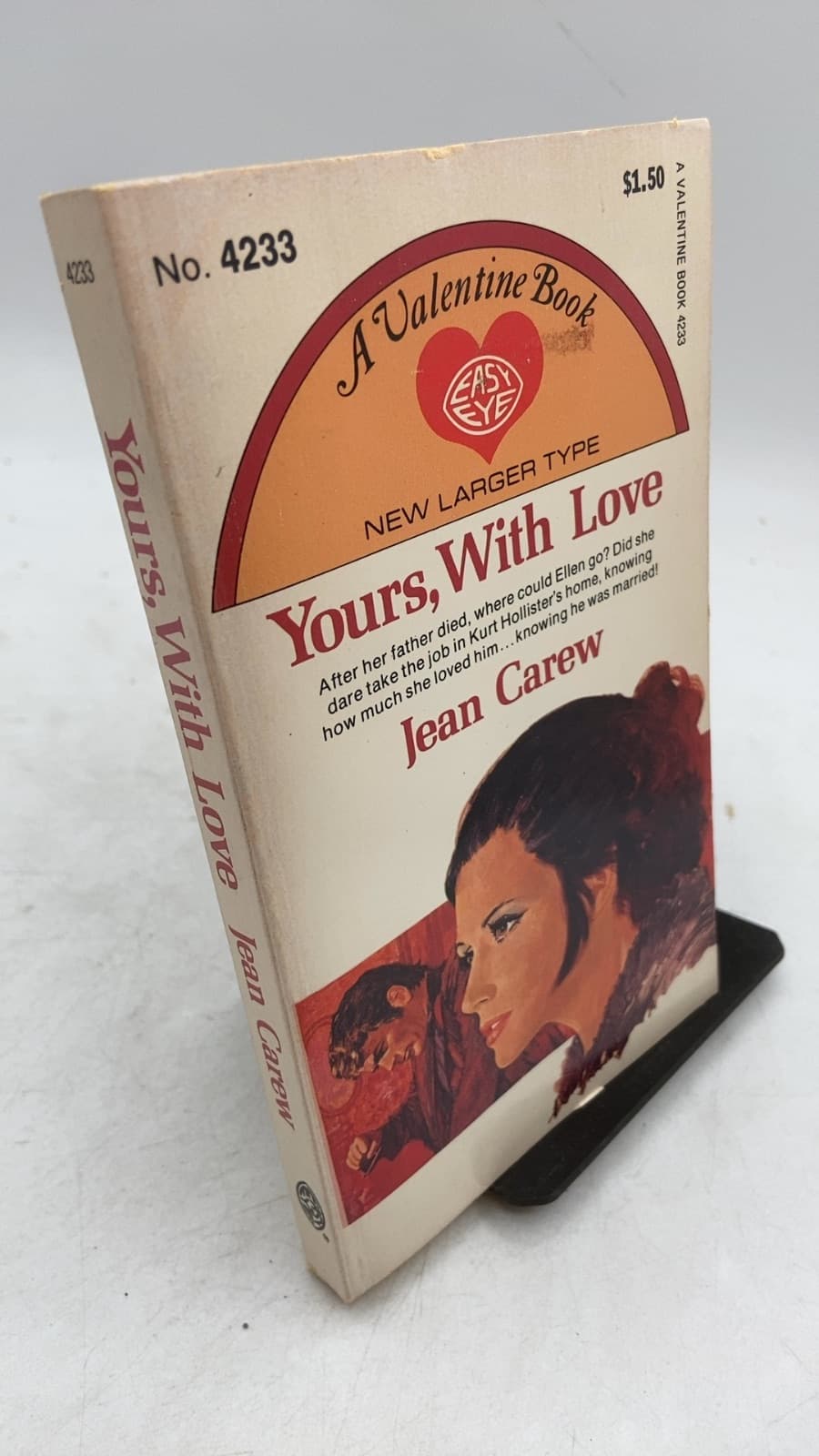 Yours, With Love by Jean Carew - front cover