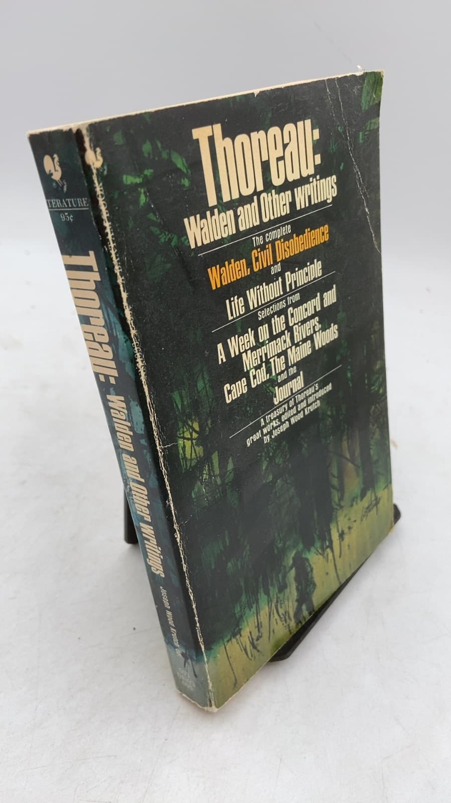 Thoreau: Walden and Other Writings by Henry David Thoreau (edited and introduced by Joseph Wood Krutch) - front cover
