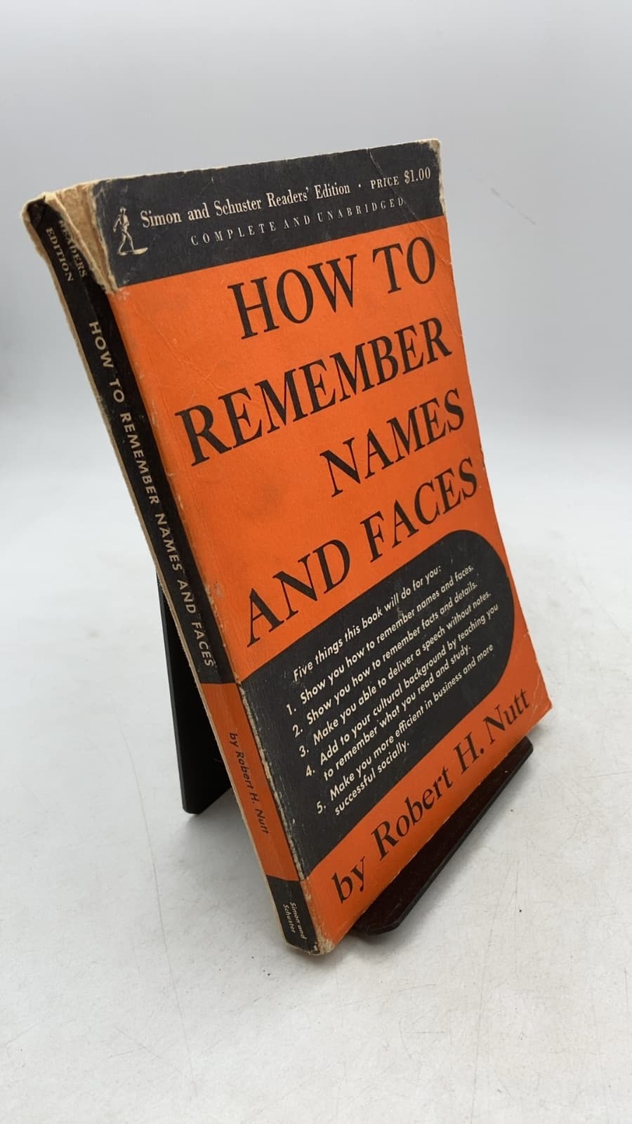 How to Remember Names and Faces: How to Develop a Good Memory by Robert H. Nutt - front cover