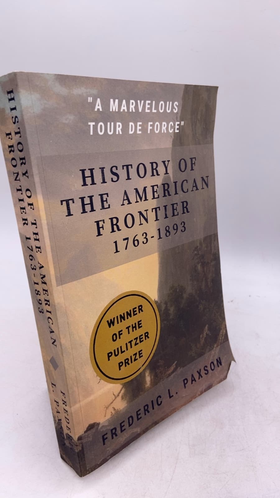 History of the American Frontier 1763-1893 by Frederic L. Paxson - front cover