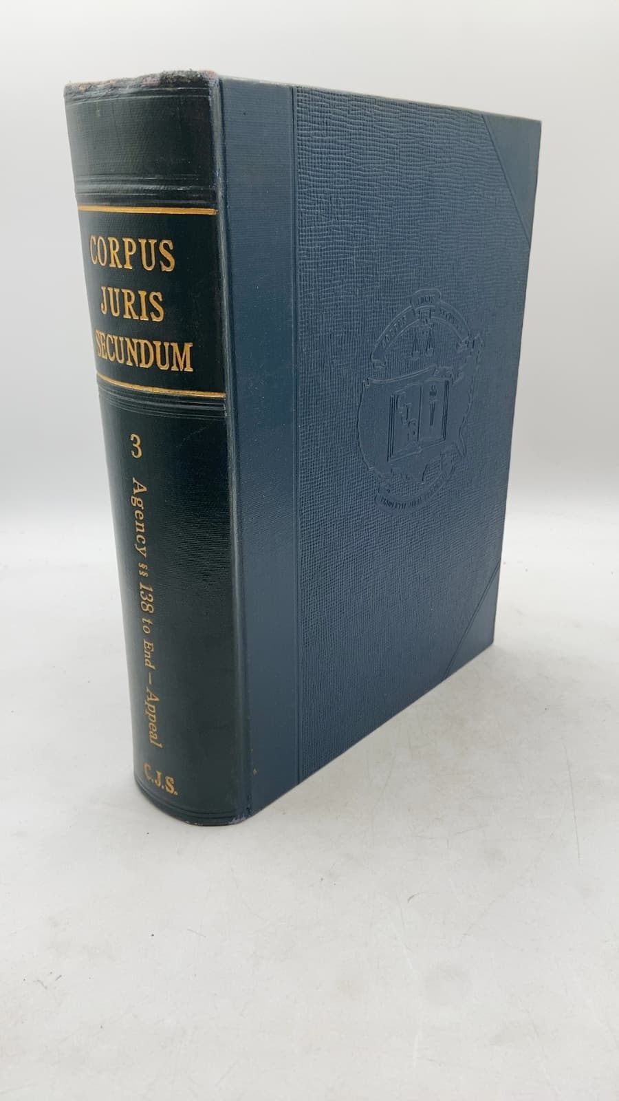 Corpus Juris Secundum, Volume III by William Mack, LL.D. and Donald J. Kiser, LL.D. - front cover