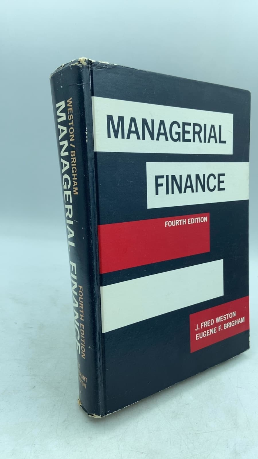 Managerial Finance by J. Fred Weston, Eugene F. Brigham - front cover