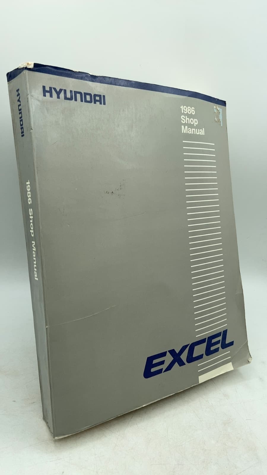 1986 Shop Manual - front cover