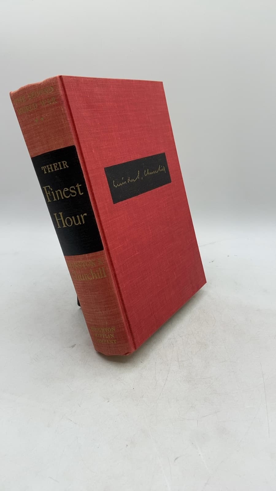 Their Finest Hour (The Second World War, Volume II) by Winston S. Churchill - front cover