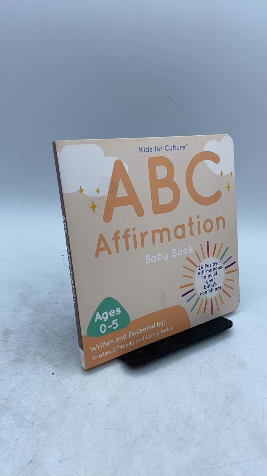 ABC Affirmation Baby Book by Kristen O'Meally and Lamia Haley - front cover