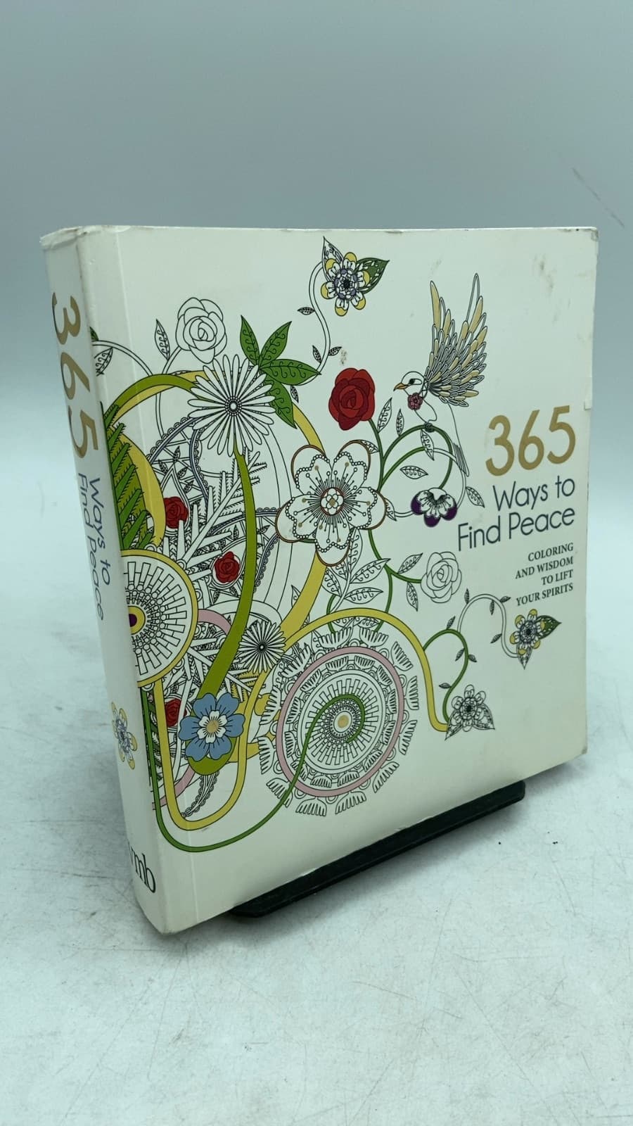 365 Ways to Find Peace: Coloring and Wisdom to Lift Your Spirits - front cover