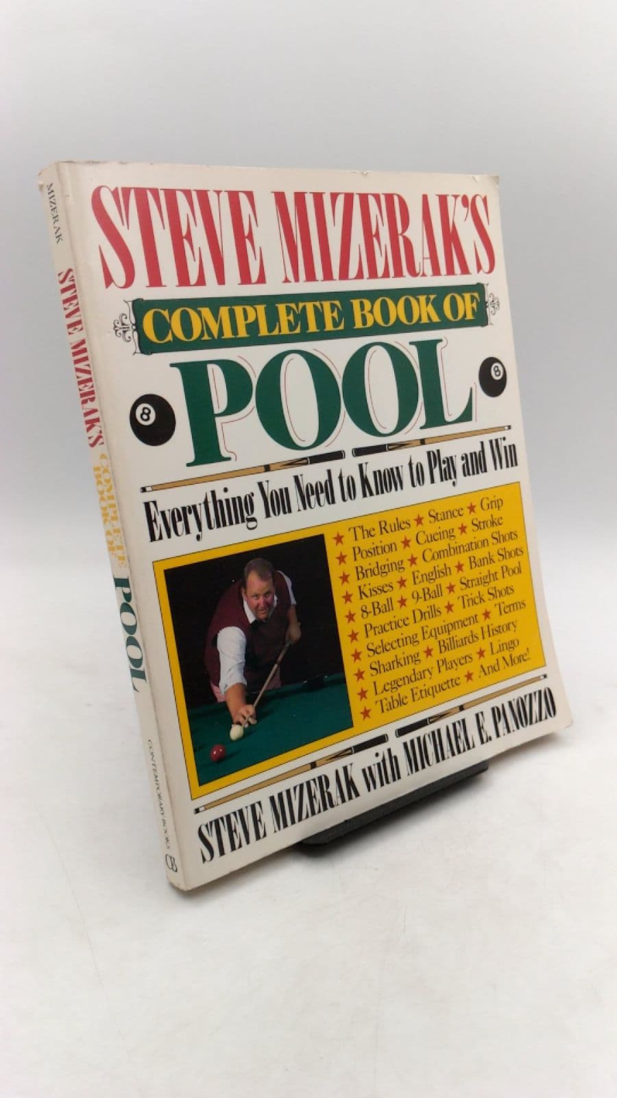 Steve Mizerak's Complete Book of Pool by Steve Mizerak with Michael E. Panozzo - front cover