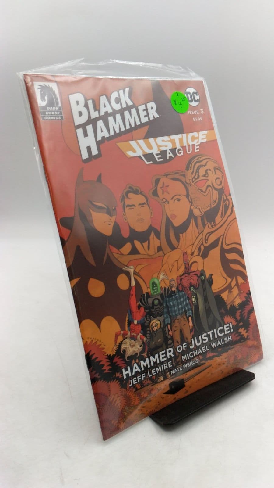 Black Hammer/Justice League: Hammer of Justice! by Jeff Lemire, Michael Walsh - front cover
