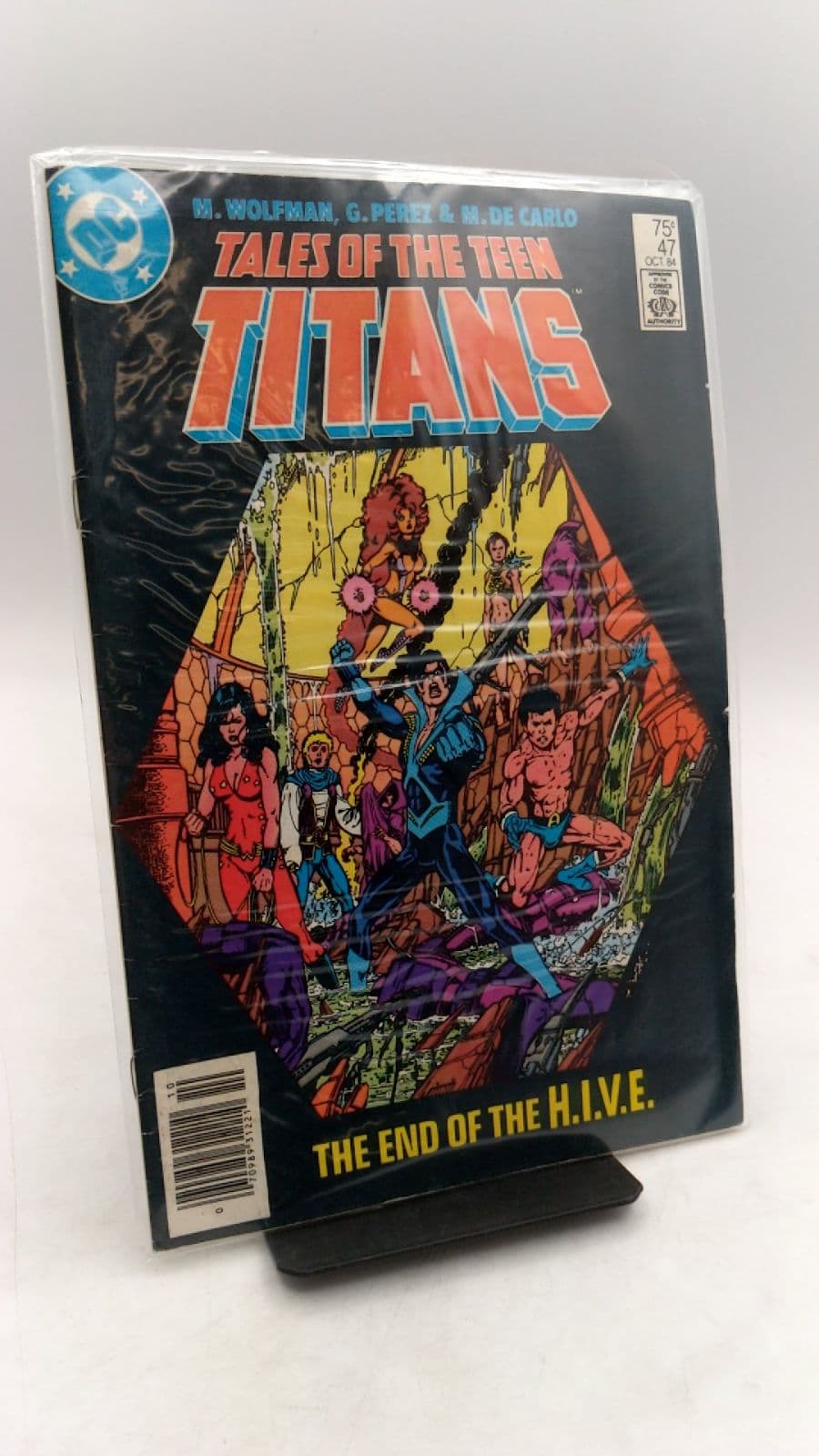 Tales of the Teen Titans #47: The End of the H.I.V.E. by M. Wolfman, G. Perez & M. De Carlo - front cover