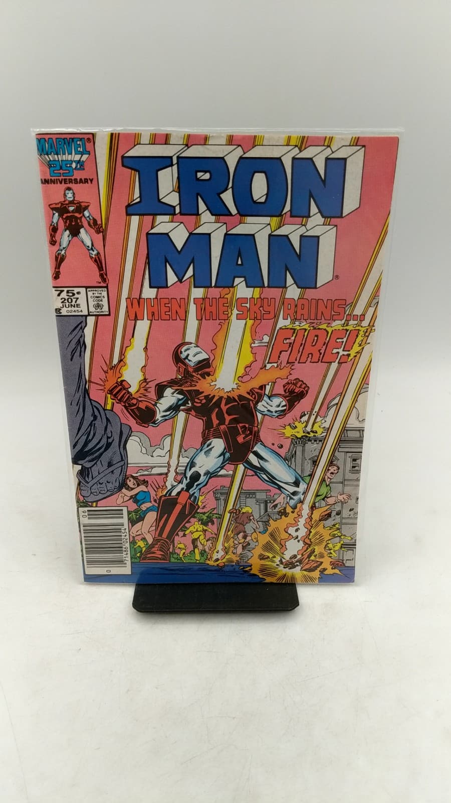 Iron Man: When the Sky Rains... Fire! - front cover