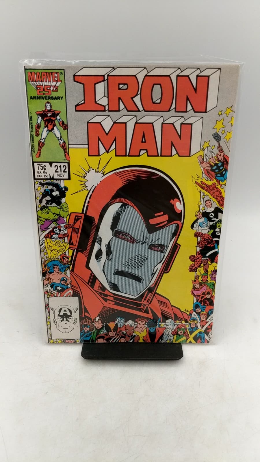 Iron Man #212 - front cover