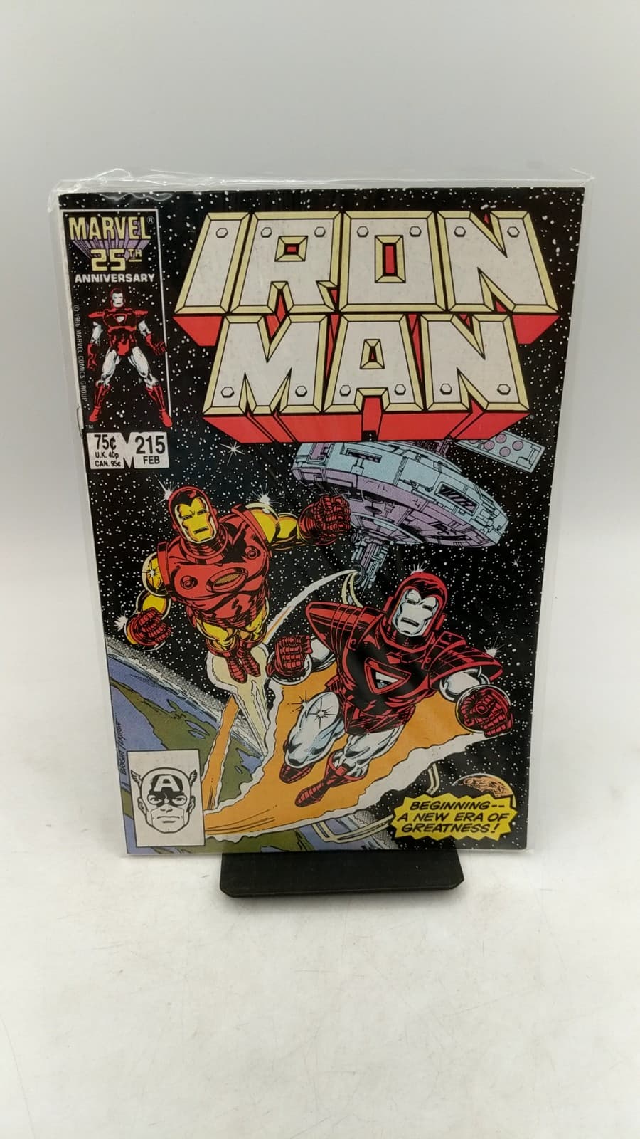 Iron Man #215 - front cover