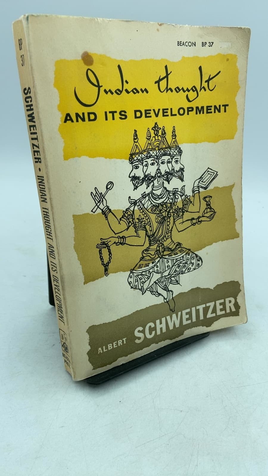 Indian Thought and Its Development by Albert Schweitzer - front cover