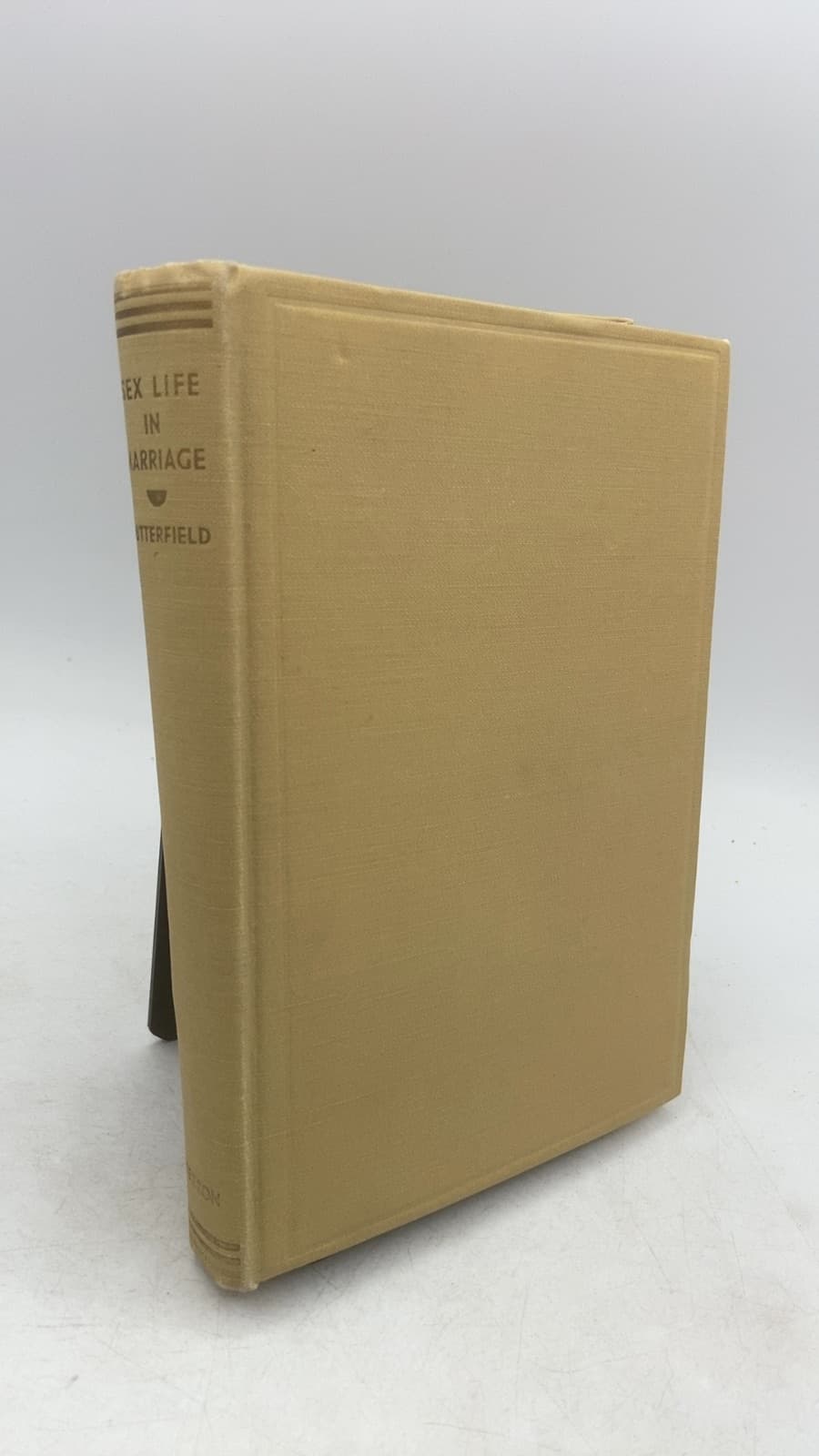 SEX Life IN Marriage by Oliver M. Butterfield, M.a. - front cover