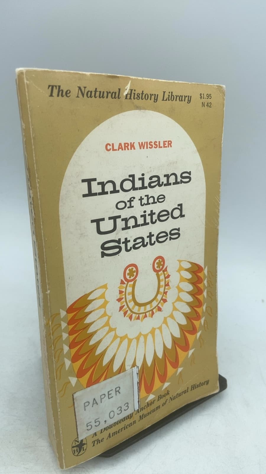 Indians of the United States by Clark Wissler - front cover